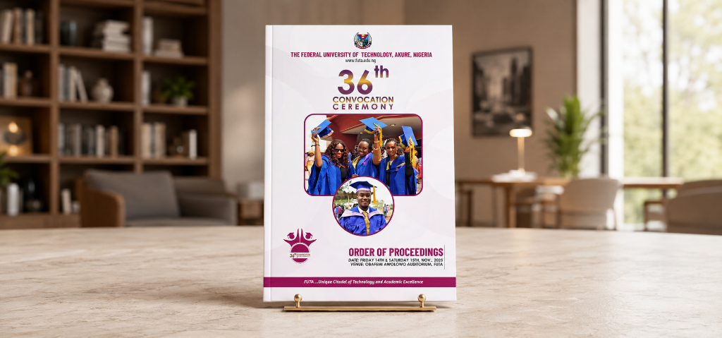 36th Convocation Ceremony Order of Proceedings — FUTA
